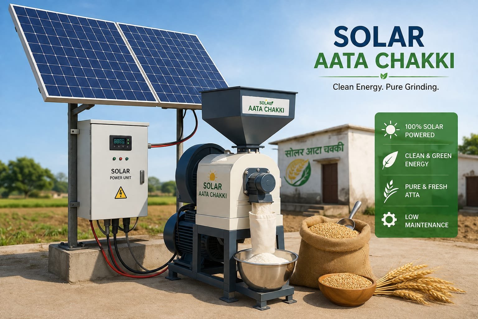 Solar Atta Chakki